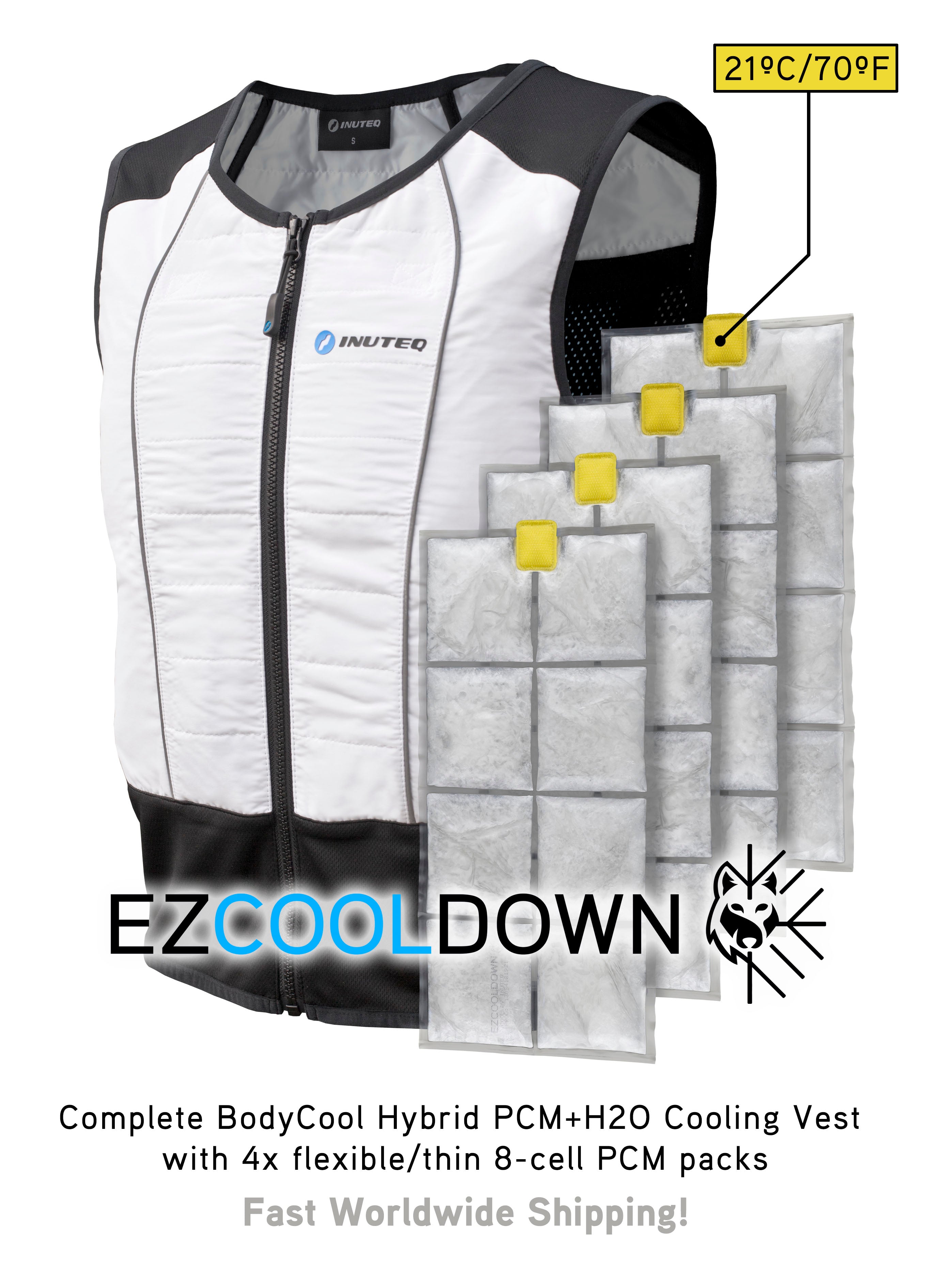 Complete Boodycool Hybrid Cooling Vest | EZCooldown